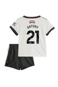 Fotbalové Dres Manchester United Antony #21 Dětské Třetí Oblečení 2024-25 Krátký Rukáv (+ trenýrky)